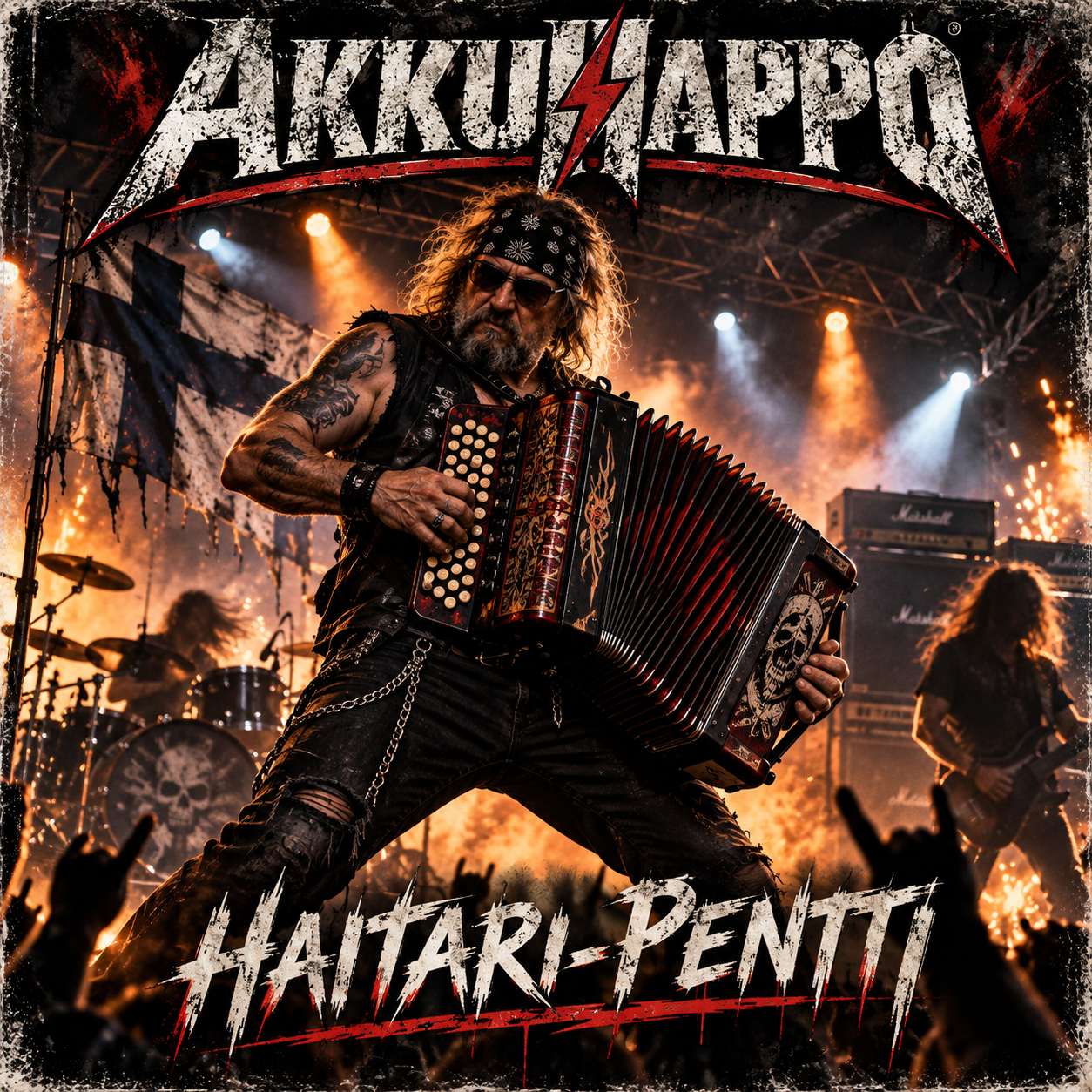 Haitari-Pentti-biisin kansikuva