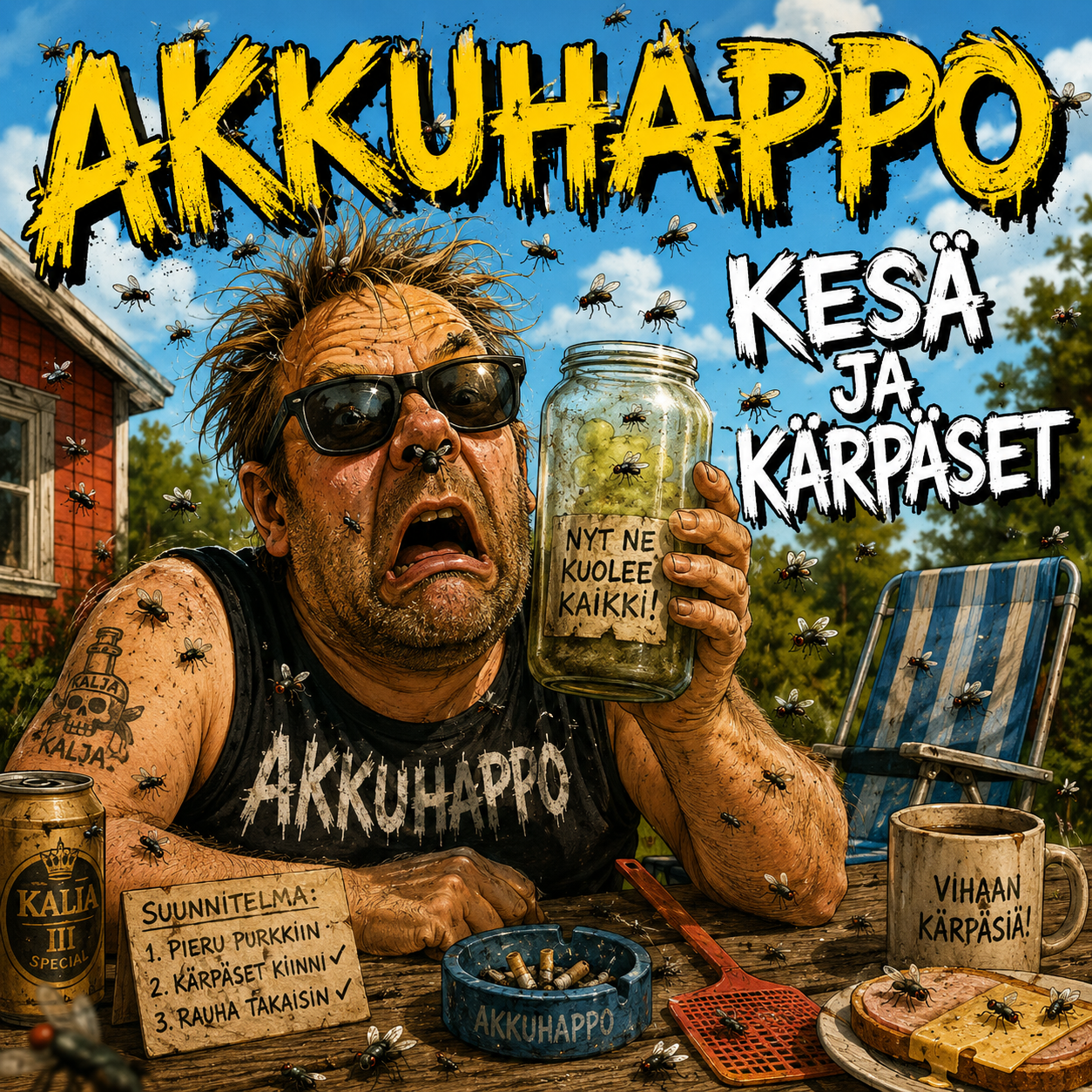 Kesä ja kärpäset -biisin kansikuva