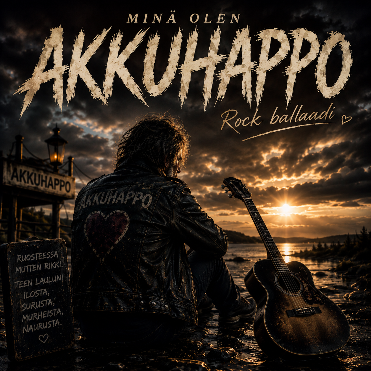 Minä olen Akkuhappo -biisin kansikuva