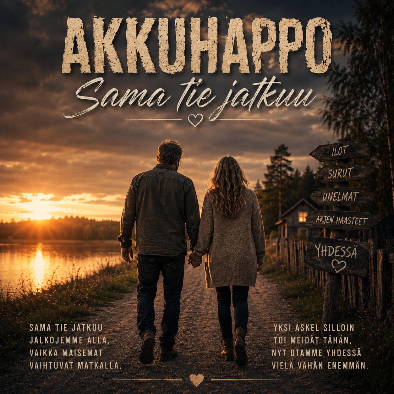 Sama tie jatkuu -biisin kansikuva