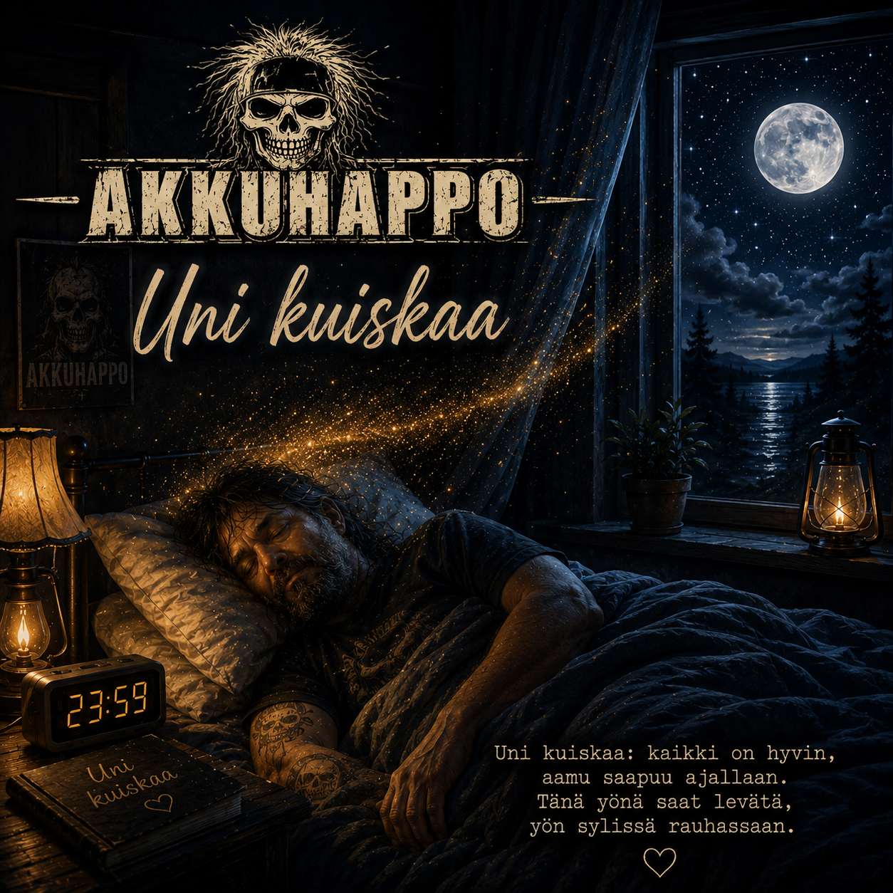Uni kuiskaa -biisin kansikuva