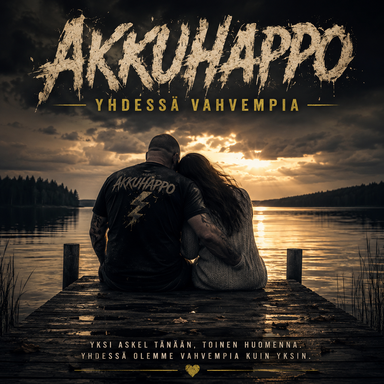 Yhdessä vahvempia -biisin kansikuva